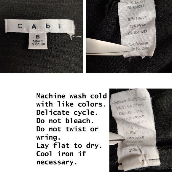 CABI Ponte Knit Moto Jacket Black Style 615 Small - Picture 11 of 14